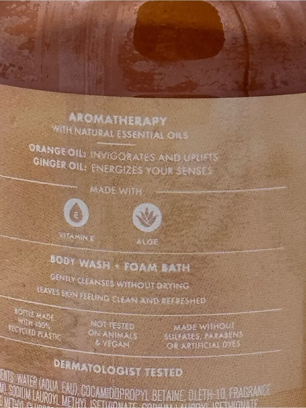 Bath and Body Works Aromatherapy Energy Orange + Ginger Oil Body Wash Lotion NWT